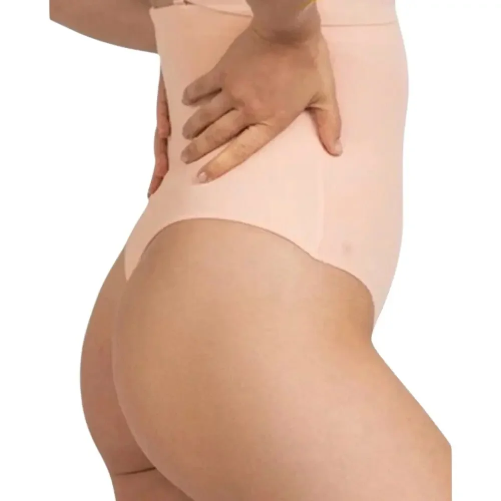 Honeylove SuperPower Thong Bridal Wedding High Waist Tummy Control NWT PINK M